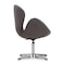 Manhattan Comfort Raspberry Adjustable Swivel Chair in Grey and Polished Chrome, PK2 2-AC038-GY - alternate 6